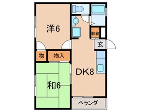 御園第一マンションの物件間取画像